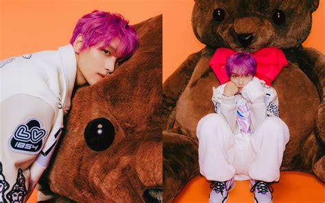 Haechan Gets Warm By Snuggling A Giant Teddy Bear In The New Individual