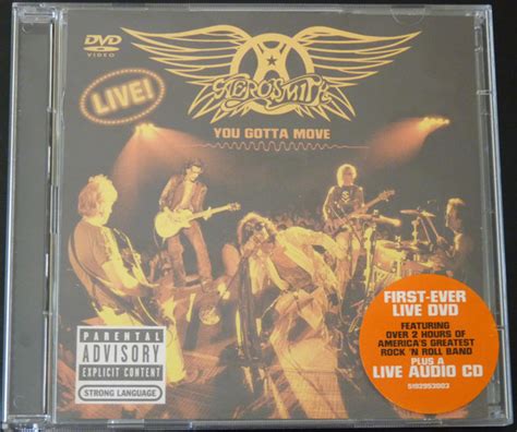 You Gotta Move By Aerosmith 2004 Dvd Columbia Cdandlp Ref2406192871