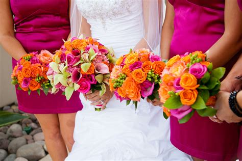 The colors just mesh so well & pop. My wedding colors orange and ...