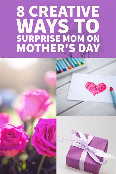 8 Creative Ways To Surprise Mom On Mothers Day Mothers Day Mother Mothers Day Ts