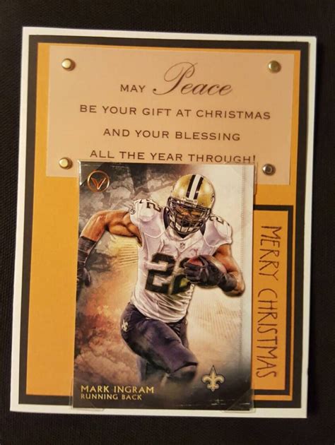 New Orleans Saints Birthday Card With Mark By Craftsbykecammommy