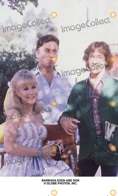 Photos And Pictures Barbara Eden And Son Globe Photos Inc Barbara