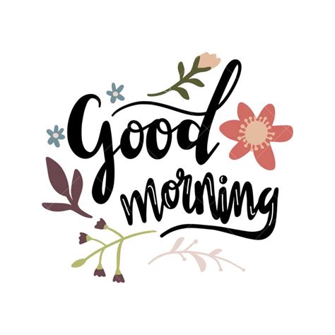 Good Morning Graphic Vector Stock By Pixlr