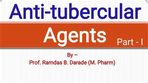 Antitubercular Agents Anti Tb Isoniazide And Ethambutol Medicinal