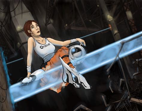 Chell Portal 2 By Rosiefreakish On Deviantart