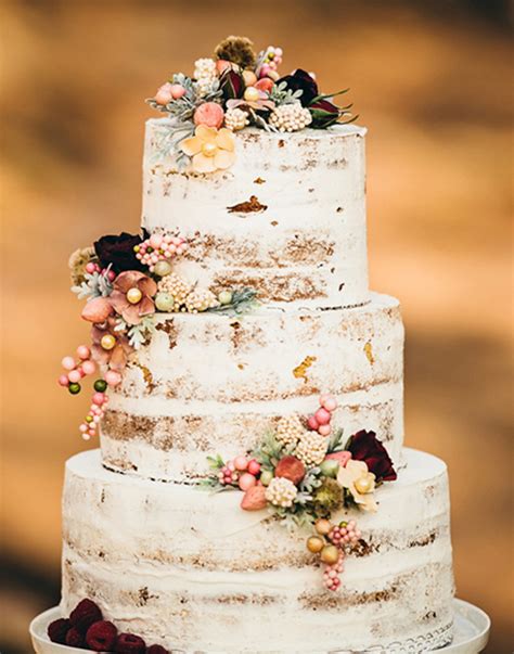 Wedding Trends Naked Wedding Cakes American Wedding Wisdom