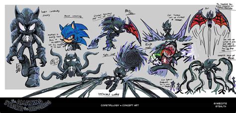 Symbiote Stealth Concept Art By Codesonicthehedgehog On Deviantart