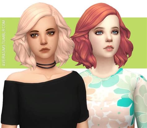 Sims 4 Maxis Match Cc Male Wavy Hair Keramail