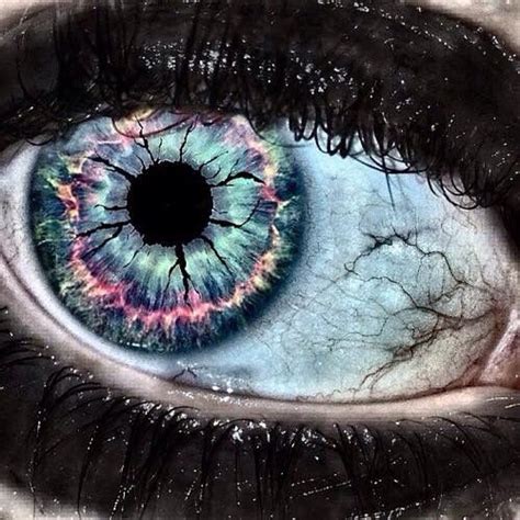 ~gothic Art Watercolor Deer Eyes Artwork Skin Hand Look Into My Eyes