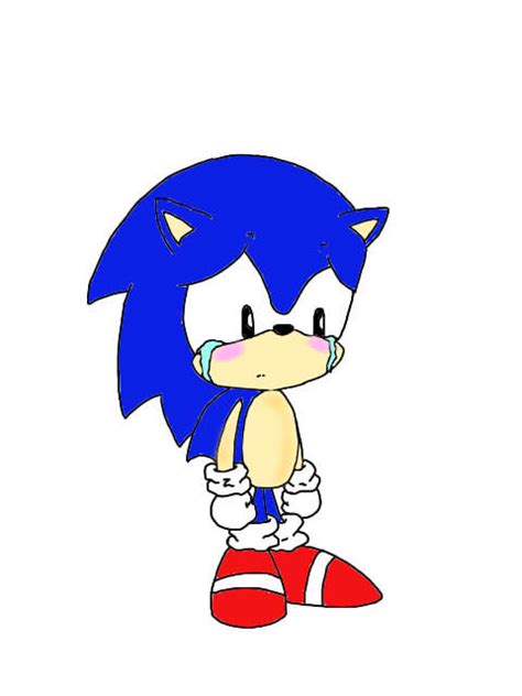 Classic Sonic Is Crying By Booboonyan On Deviantart