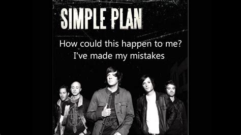 Simple Plan Untitled Lyrics Youtube