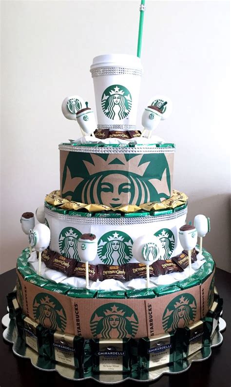 Starbucks Party Starbucks Party Starbucks Cake Birthday Cakes For Teens