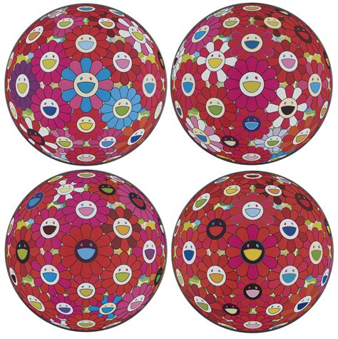 Takashi Murakami B 1962 Flower Ball A Group Of 4 Christies