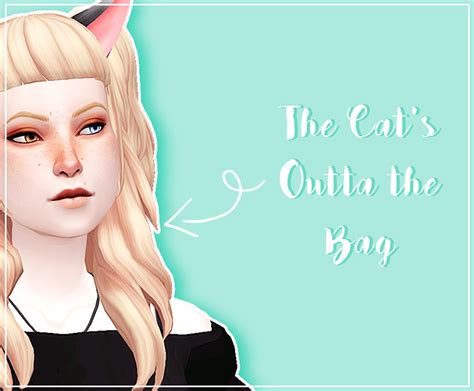 Sims 4 Cc Cutest Cat And Bunny Ears Accessories Fandomspot