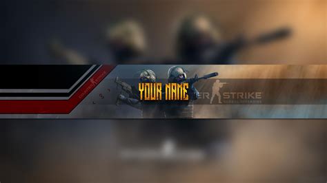 Create Banner Youtube Cs Go Online Youtube Banners First Youtube