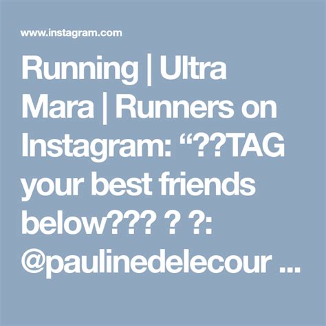 Running Ultra Mara Runners On Instagram “👆🏻tag Your Best Friends Below👆🏻⠀ ⠀ 📸