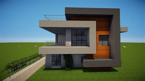 Is it just me or every time i see a gorgeous modern house i think how classy and beautiful. MINECRAFT MODERNES HAUS bauen TUTORIAL HAUS 45 - YouTube