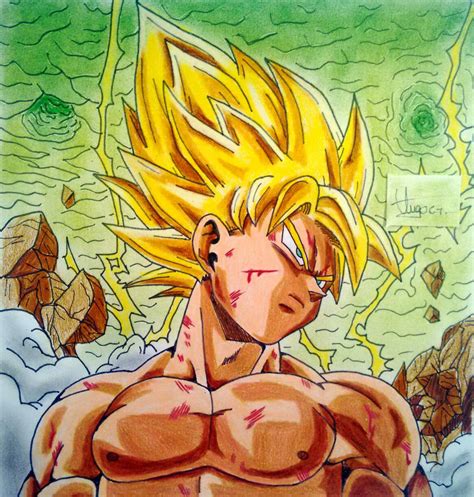 Goku Super Saiyajin Namek Hgd By Hugogdrawings On Deviantart