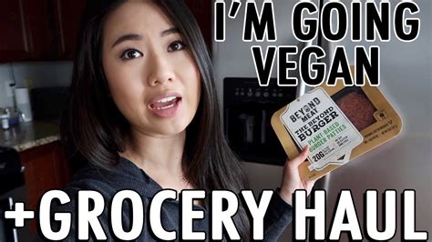 Im Going Vegan First Vegan Grocery Haul Veganism Announcement