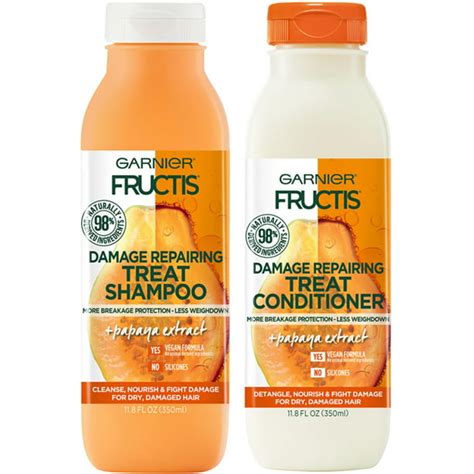Garnier Fructis Damage Repairing Treat Shampoo And Conditioner For Dry