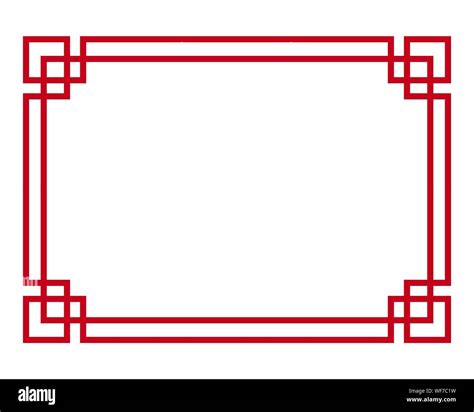 chinese border frame vector image on vectorstock bord