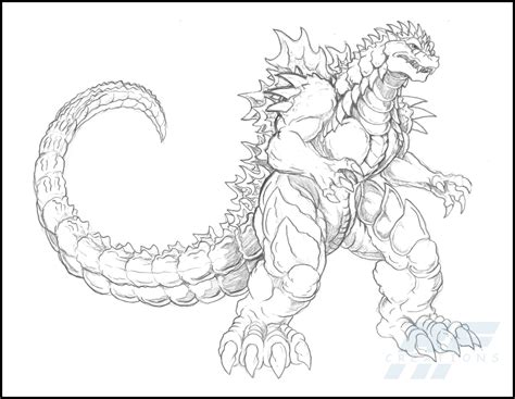 Godzilla 2015 By Almightyrayzilla On Deviantart Monster Coloring