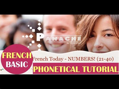 Basic French - Part 2 | French Numbers 21-40 | Phonetical Tutorial ...