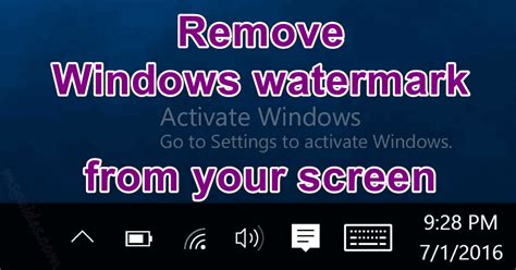 Remove Activate Windows Watermark 2021 Oklahomajolo