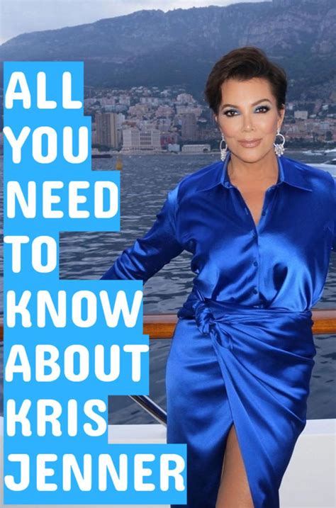 All You Need To Know About Kris Jenner The Evolution Of Kris Kris