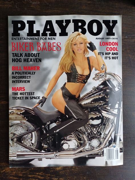 Playboy Magazine August Playmate Kalin Olson Biker Babes
