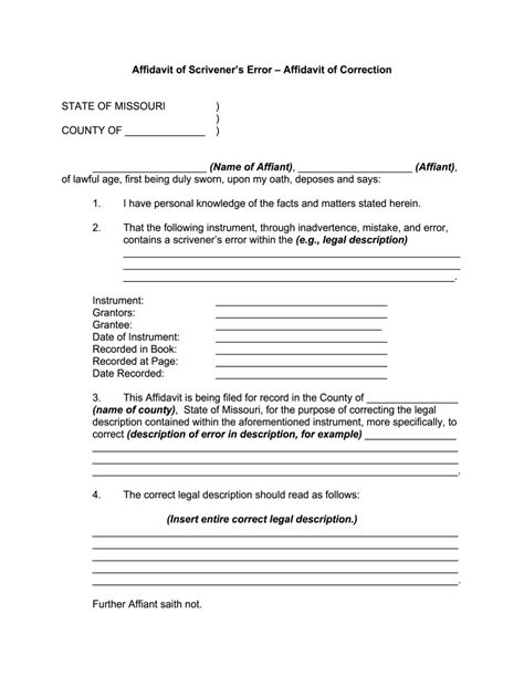 Printable Affidavit Form Pdf Printable Forms Free Online Sexiz Pix