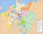 Sacro Imperio Romano Germánico en 1648 - Tamaño completo | Gifex