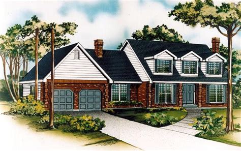 Cape Cod Style With 3 Bed 3 Bath 2 Car Garage Cape Cod Style House