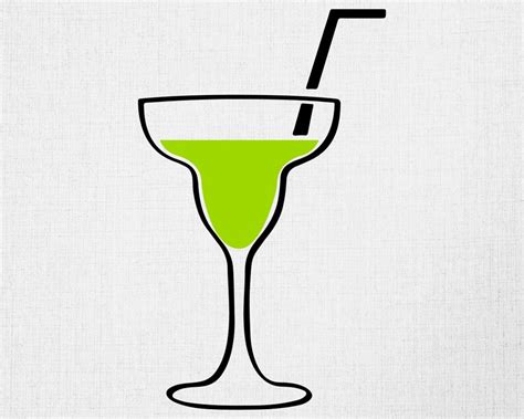 Margarita Svg Lime Slice Svg Margarita Glass Svg Digital Download