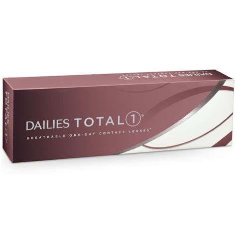 Dailies Total One Daily Disposable Contact Lenses 30 Lens Per Box By