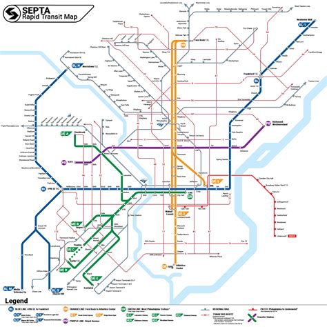 Philadelphia Bus Route Map