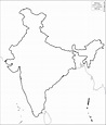 India blank map image - India map blank image (Southern Asia - Asia)