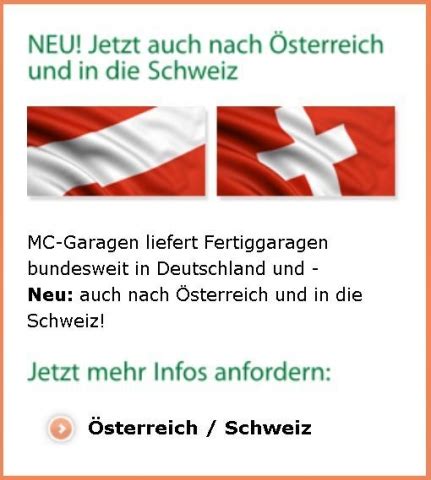 Doch wie verhält es sich mit. MC-Garagen aus Deutschland liefert Fertiggaragen ...