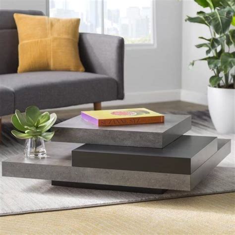 51 Square Coffee Tables That Every Beautiful Home Needs Pedestal Coffee