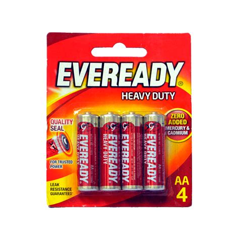 Eveready Battery Aa Red 4s Davao Groceries Online