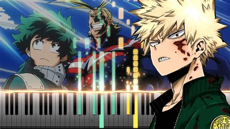 Remake The Day Boku No Hero Academia S1 Opening Piano Synthesia