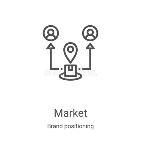 Brand Positioning Icon Vector From Brand Positioning Collection Thin