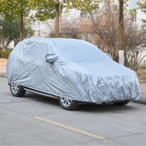 Outdoor Full Car Cover Automobile Care Sun Uv Snow Dust Resistant