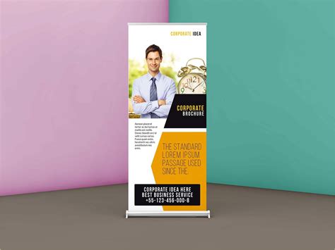 Roll Up Banner Template Free Indesign - Resume Gallery