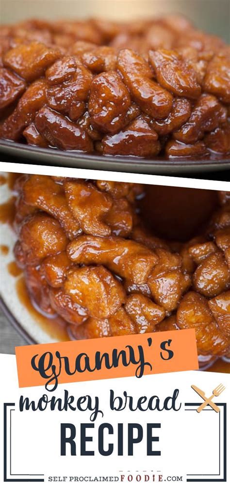 Although i'm almost certain there are no actual monkeys in this recipe, it's still very good. Granny's Monkey Bread is a sweet, gooey, sinful sugar ...