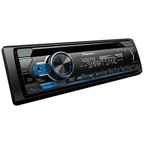 Pioneer DEH S BT Single DIN In Dash Car Stereo CD Player With Bluetooth Walmart Com