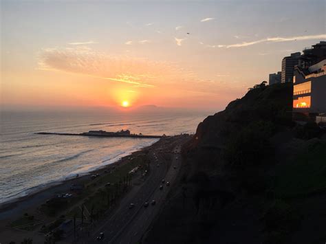 Sunset Lima Peru Peru Travel Picchu Machu