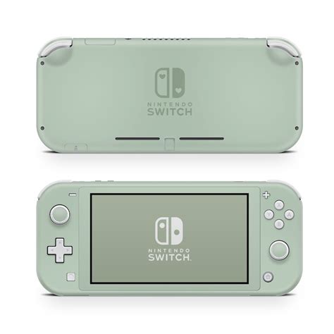 Nintendo Switch Lite Skin Wrap Premium Vinyl Neutral Sage Etsy Uk