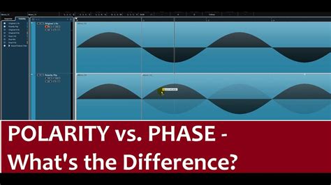 Phase Vs Polarity In Audio Whats The Difference Tutorial Youtube