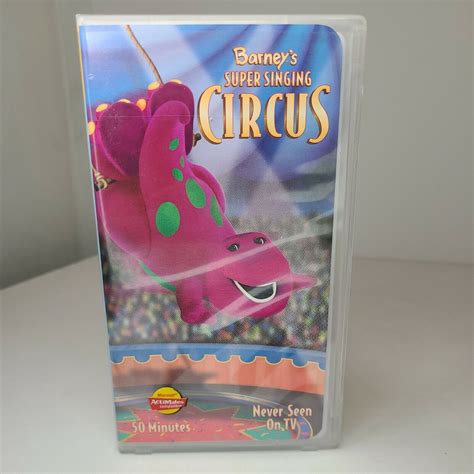 Barneys Super Singing Circus Vhs 2000 Never Seen On Tv Clamshell